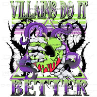 Villains Do It Better #6646 Sublimation transfers - Heat