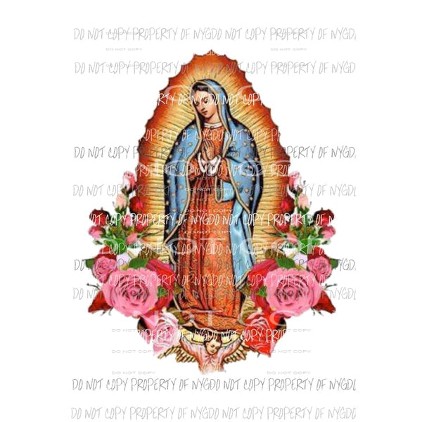 Virgin Mary # 1 Sublimation transfers Heat Transfer