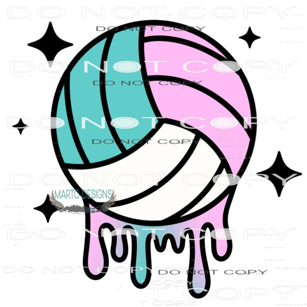 Volleyball #9382 Sublimation transfers - Heat Transfer