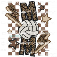 Volleyball Mom #7225 Sublimation transfers - Heat Transfer