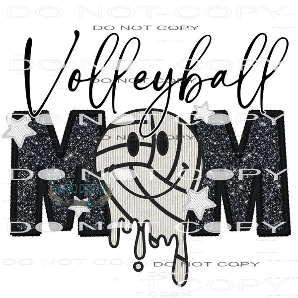 Volleyball Mom #7304 Sublimation transfers - Heat Transfer