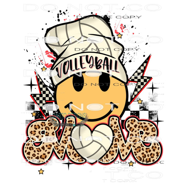 Volleyball Mom #9391 Sublimation transfers - Heat Transfer