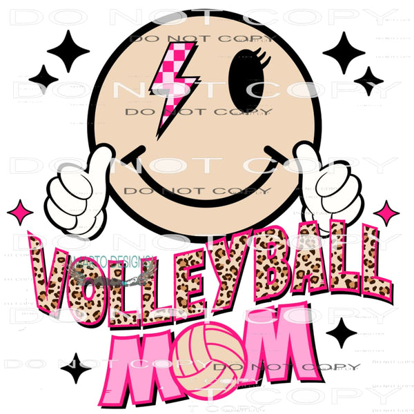 Volleyball Mom #9392 Sublimation transfers - Heat Transfer