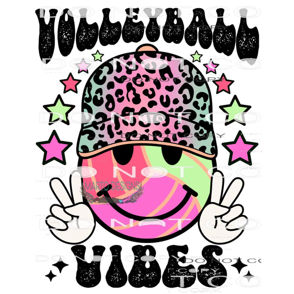 Volleyball Vibes #9376 Sublimation transfers - Heat Transfer