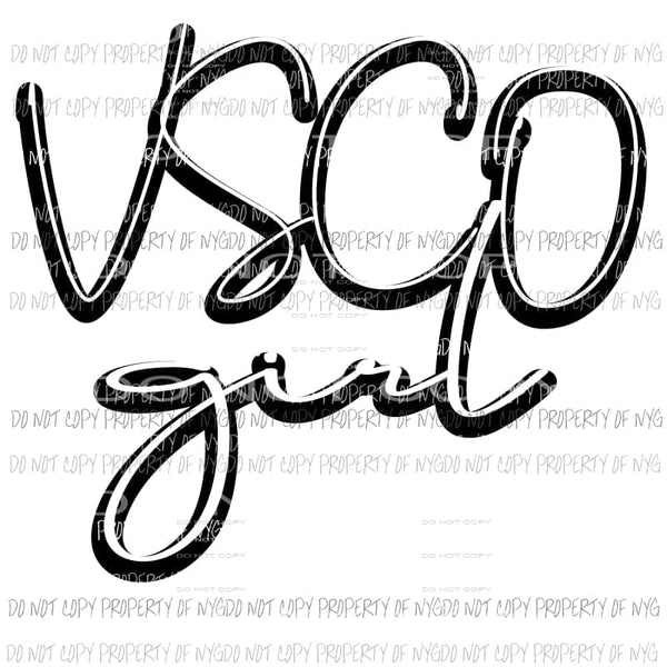 VSCO girl 3 scrunchies Sublimation transfers Heat Transfer