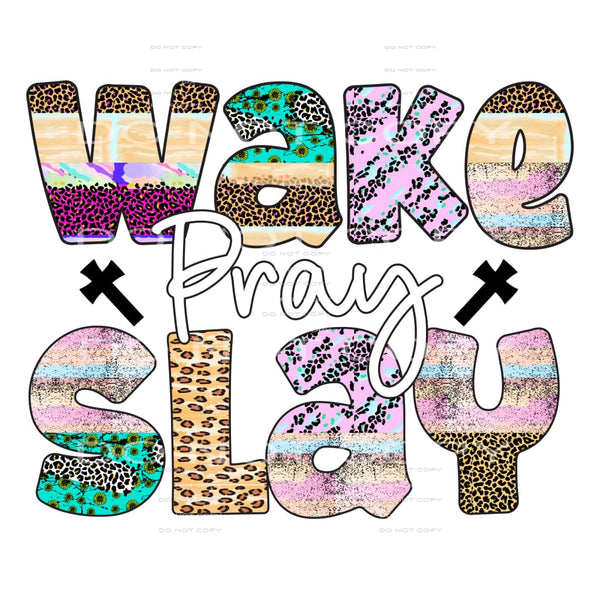 Walk Prey Slay #5144 Sublimation transfers - Heat Transfer