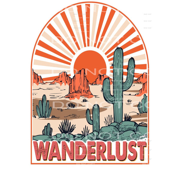 Wanderlust # 274 Sublimation transfer - Heat Transfer