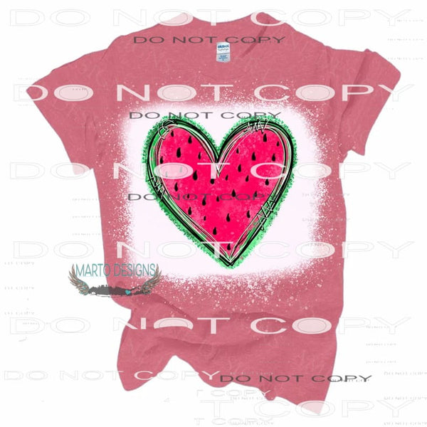 Watermelon Heart # 2324 Sublimation transfers - Heat