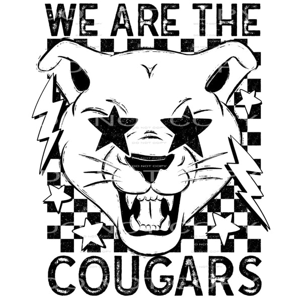 We Are The Cougers #5829 Sublimation transfers - Heat