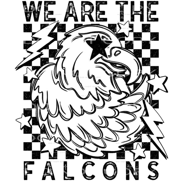 We Are The Falcons #5810 Sublimation transfers - Heat