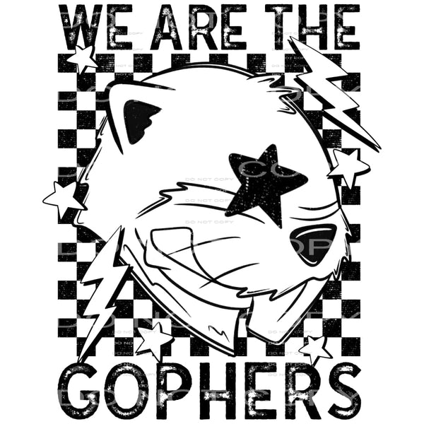 We Are The Gophers #5802 Sublimation transfers - Heat
