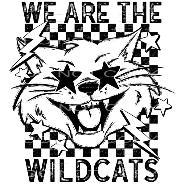 We Are The Wildcats #5853 Sublimation transfers - Heat