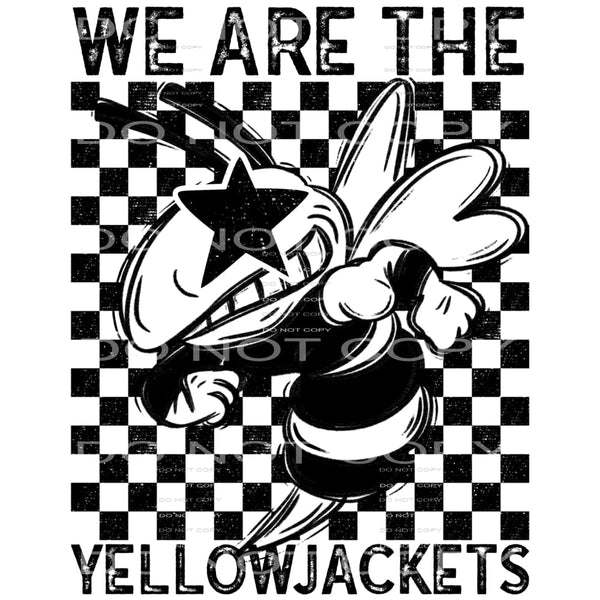 We Are The Yellow Jackets #5627 Sublimation transfers - Heat