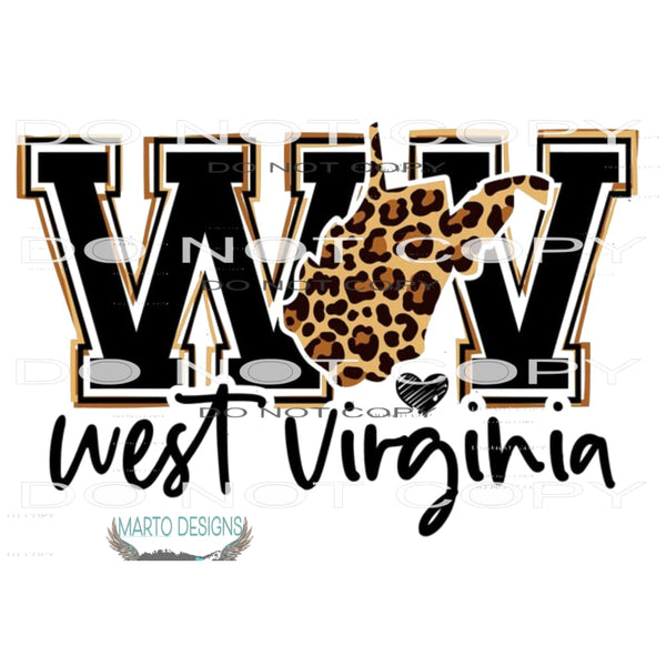 West Virginia #9149 Sublimation transfers - Heat Transfer