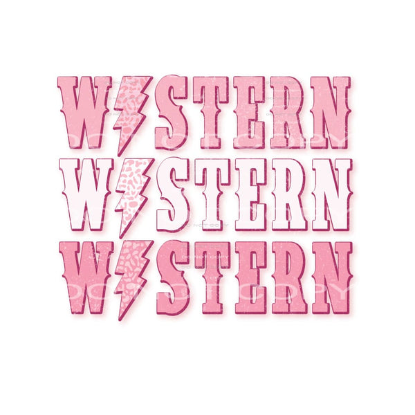 Western # 266 Sublimation transfers - Heat Transfer Graphic