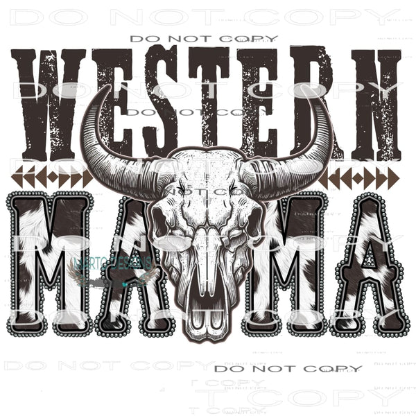 Western Mama #10231 Sublimation transfers - Heat Transfer