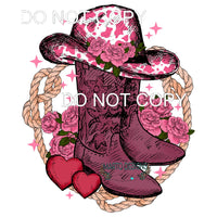 Western Valentine #9029 Sublimation transfers - Heat