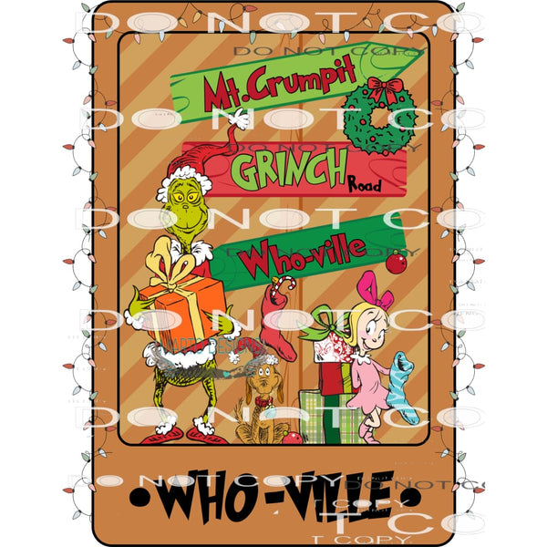 Who Ville #7157 Sublimation transfers - Heat Transfer