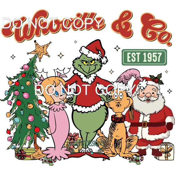 Whoville And Co #259 Sublimation transfers - Heat Transfer