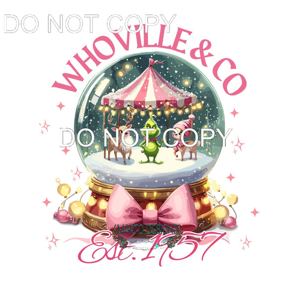 Whoville & Co #193 Sublimation transfers - Heat Transfer