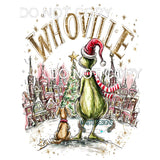 whoville Green guy grinch # 4632 Sublimation transfers