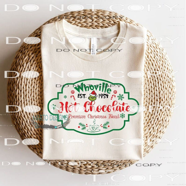 Whoville Hot Chocolate #7114 Sublimation transfers - Heat