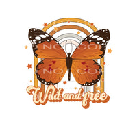 Wild And Free #4935 Sublimation transfers - Heat Transfer