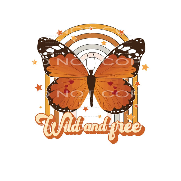 Wild And Free #4935 Sublimation transfers - Heat Transfer