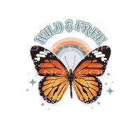 Wild And Free #4974 Sublimation transfers - Heat Transfer