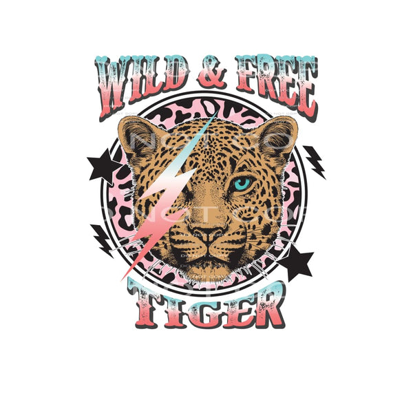 Wild And Free Tiger #4936 Sublimation transfers - Heat