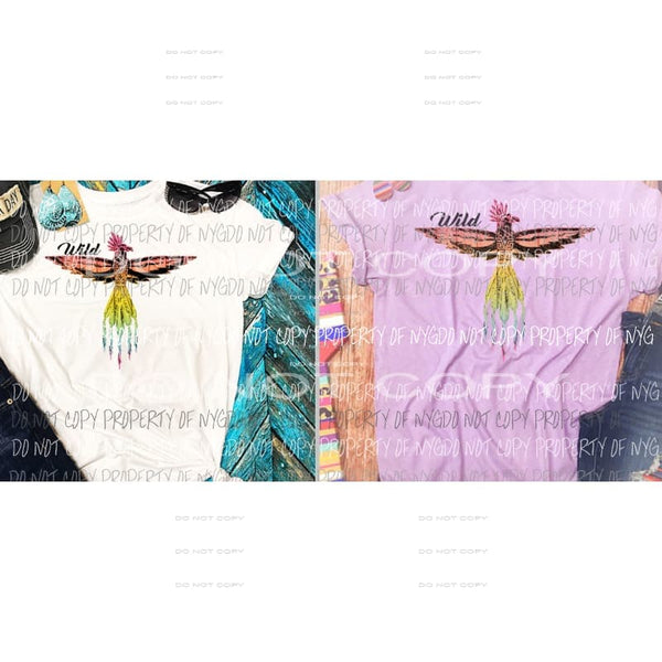 Wild Bird - thunderbird # 3 Sublimation transfers Heat Transfer