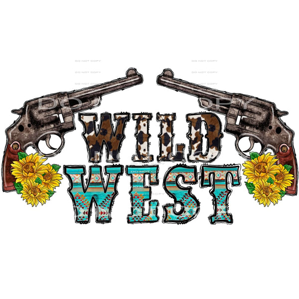 Wild west # 706 Sublimation transfers - Heat Transfer