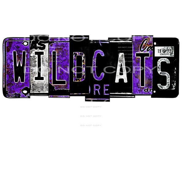 Wildcats # 89932 Sublimation transfers - Heat Transfer
