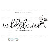 wildflower # 1814 Sublimation transfers - Heat Transfer
