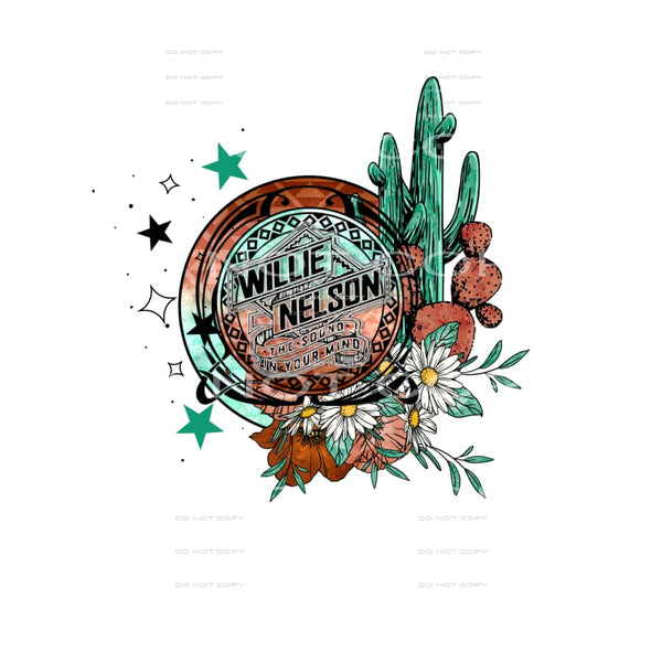 Willie Nelson # 205 Sublimation transfers - Heat Transfer