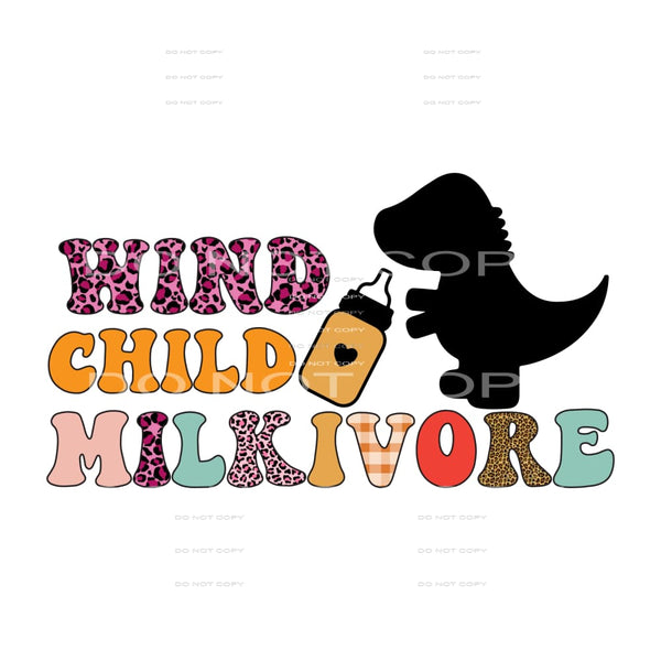 Wind Child Milkivore #5151 Sublimation transfers - Heat