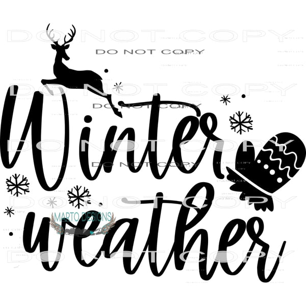 Winter Weather #7953 Sublimation transfers - Heat Transfer