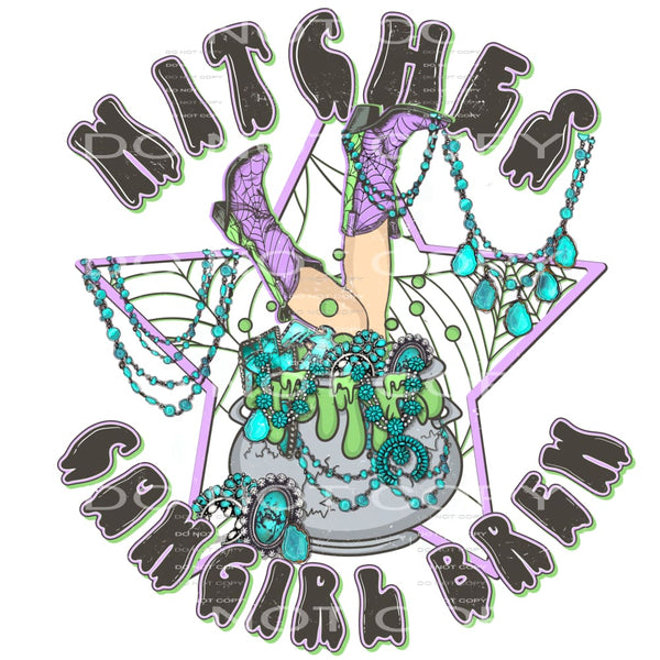 Witches Cowgirl Brew #6005 Sublimation transfers - Heat