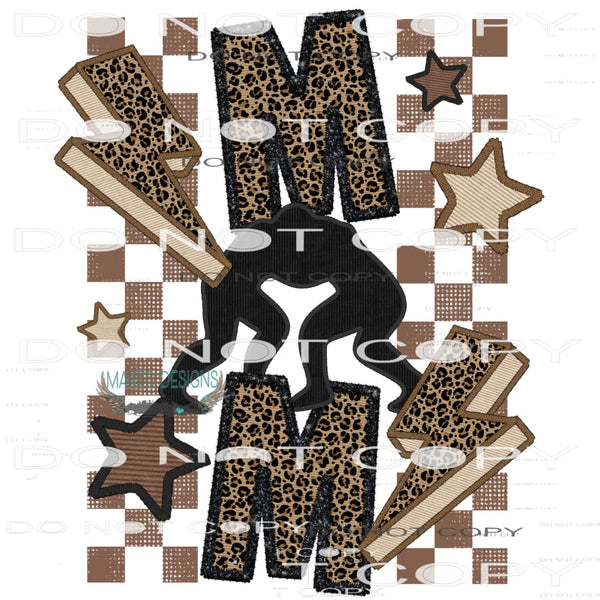 Wrestling Mom #7230 Sublimation transfers - Heat Transfer