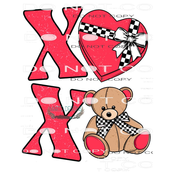 Xo Xo #11230 Sublimation transfer - Heat Transfer Graphic