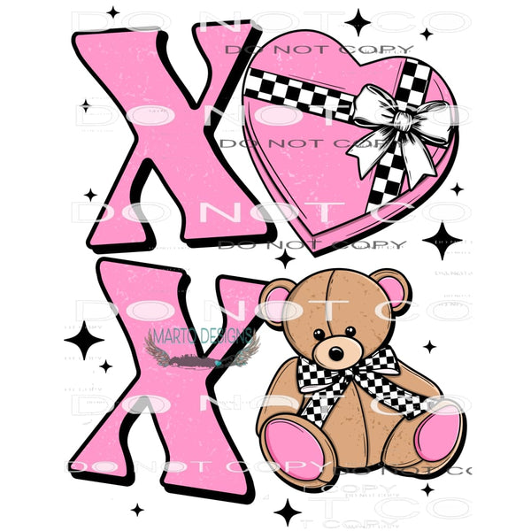 Xo Xo #11231 Sublimation transfer - Heat Transfer Graphic