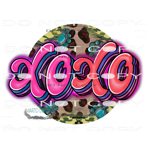 Xoxo #9647 Sublimation transfers - Heat Transfer Graphic Tee