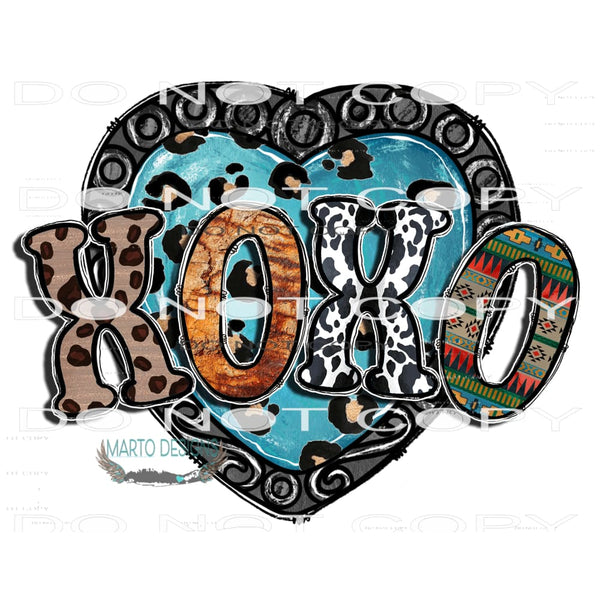 Xoxo #9651 Sublimation transfers - Heat Transfer Graphic Tee