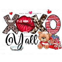 Xoxo Y’all #9649 Sublimation transfers - Heat Transfer