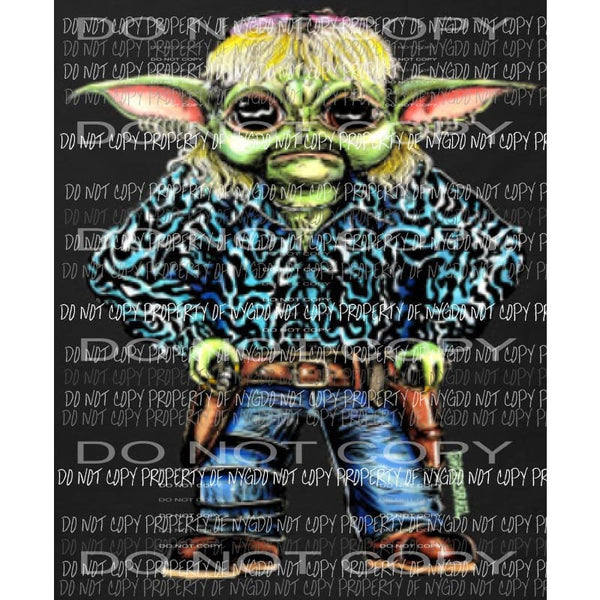 Yoda Joe Exotic Tiger King transfers Heat Transfer