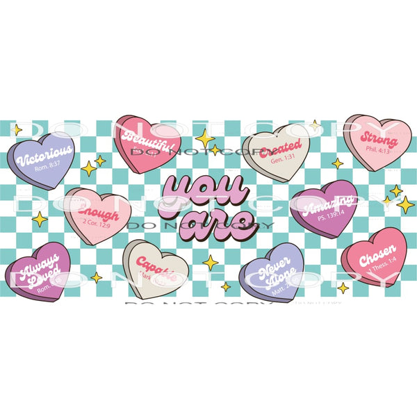 You Are Beautiful #6422 Sublimation transfers - Heat