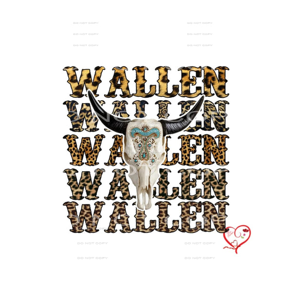 inspired Wallen #7095 Sublimation transfers - Heat Transfer