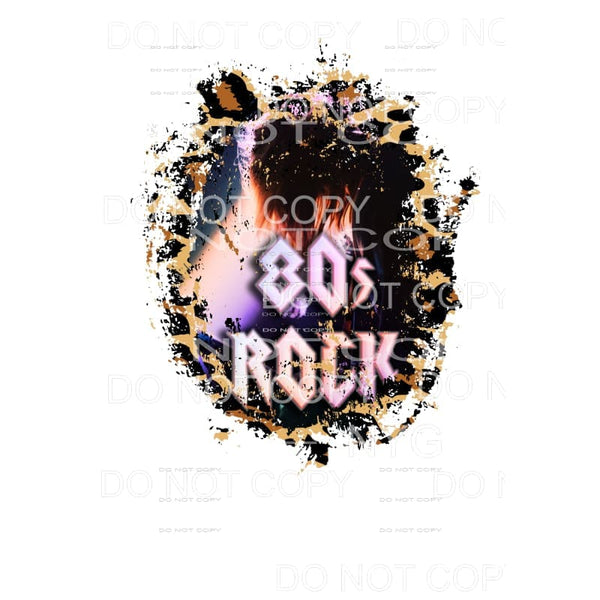 80s rock Sublimation transfers - Heat Transfer
