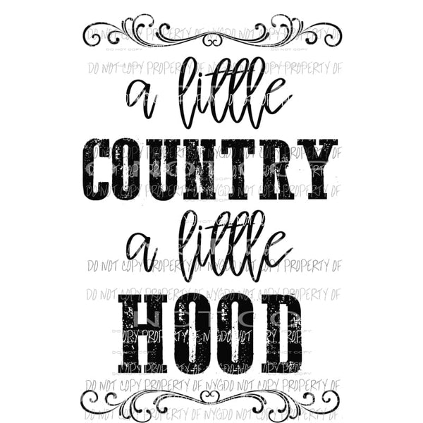 A Little Country Sublimation transfers Heat Transfer