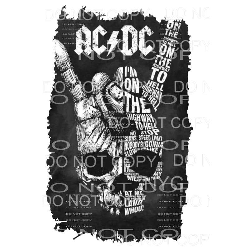 martodesigns - ACDC #6 Sublimation transfers